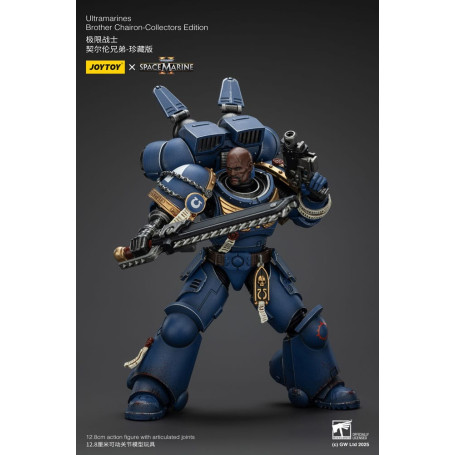 JoyToy - Marines Espaciales II - Ultramarines Hermano Chairon Edición Coleccionista 1/18 - Warhammer 40000