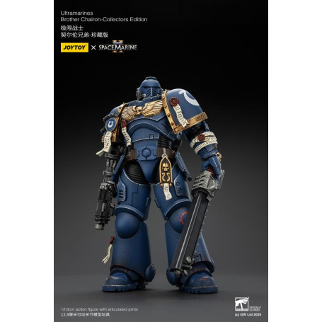 JoyToy - Marines Espaciales II - Ultramarines Hermano Chairon Edición Coleccionista 1/18 - Warhammer 40000