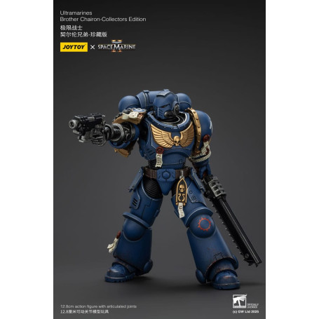 JoyToy - Marines Espaciales II - Ultramarines Hermano Chairon Edición Coleccionista 1/18 - Warhammer 40000