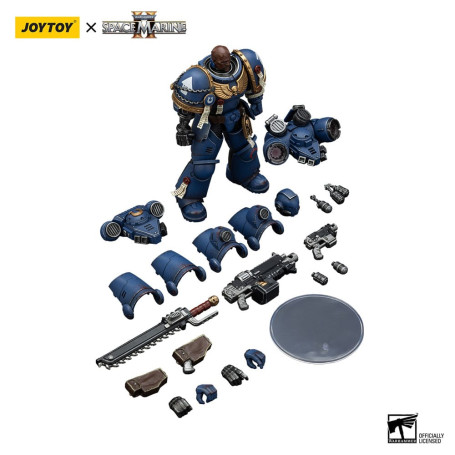 JoyToy - Marines Espaciales II - Ultramarines Hermano Chairon Edición Coleccionista 1/18 - Warhammer 40000
