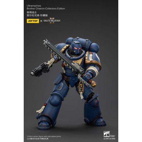 JoyToy - Marines Espaciales II - Ultramarines Hermano Chairon Edición Coleccionista 1/18 - Warhammer 40000