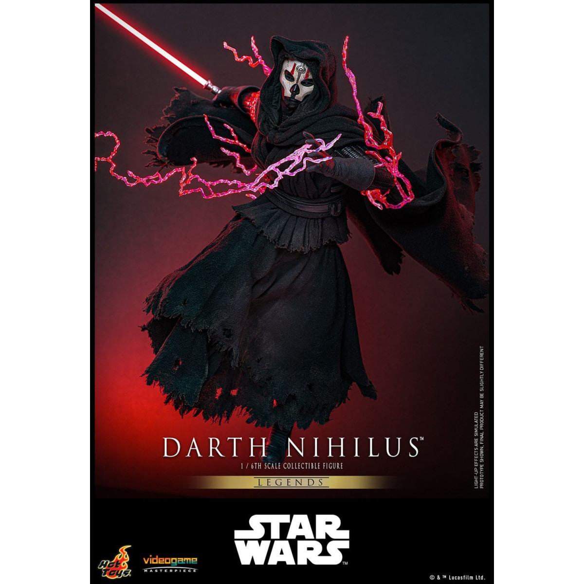 Hot Toys Star Wars Legends - Darth Malgus Obra Maestra Videojuego 1/6