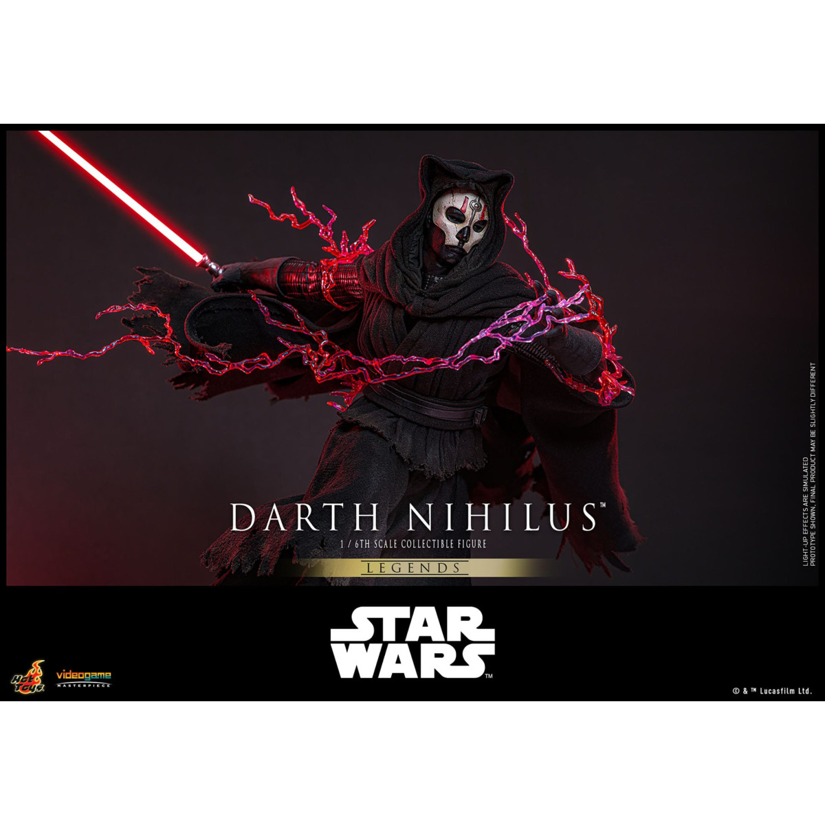 Hot Toys Star Wars Legends - Darth Malgus Obra Maestra Videojuego 1/6