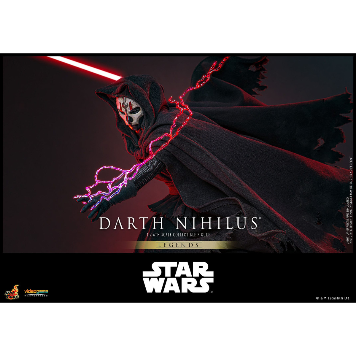 Hot Toys Star Wars Legends - Darth Malgus Obra Maestra Videojuego 1/6