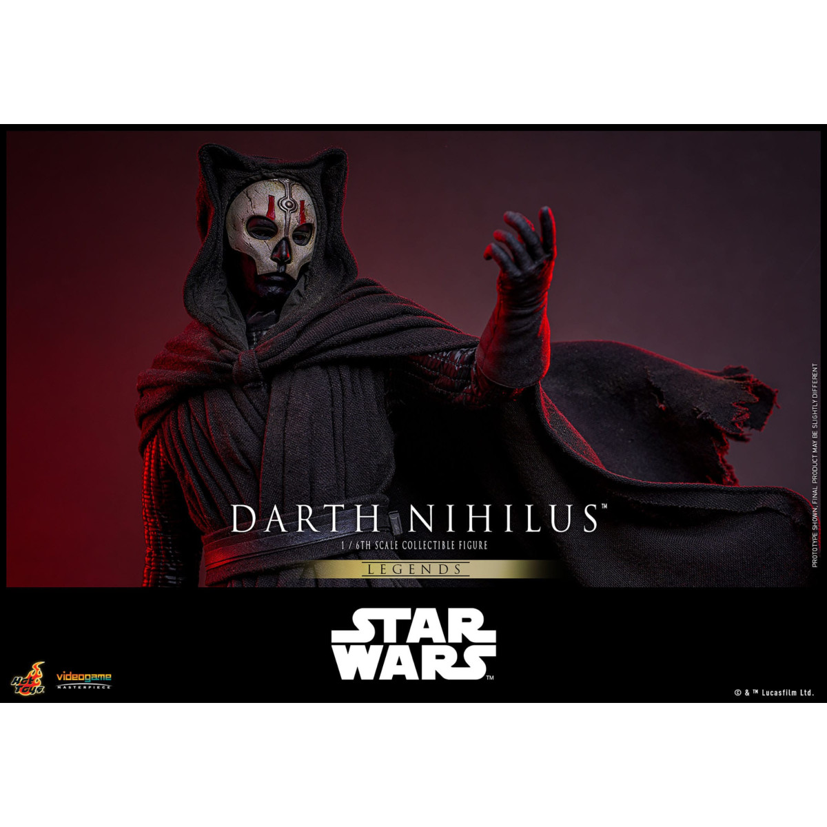 Hot Toys Star Wars Legends - Darth Malgus Obra Maestra Videojuego 1/6