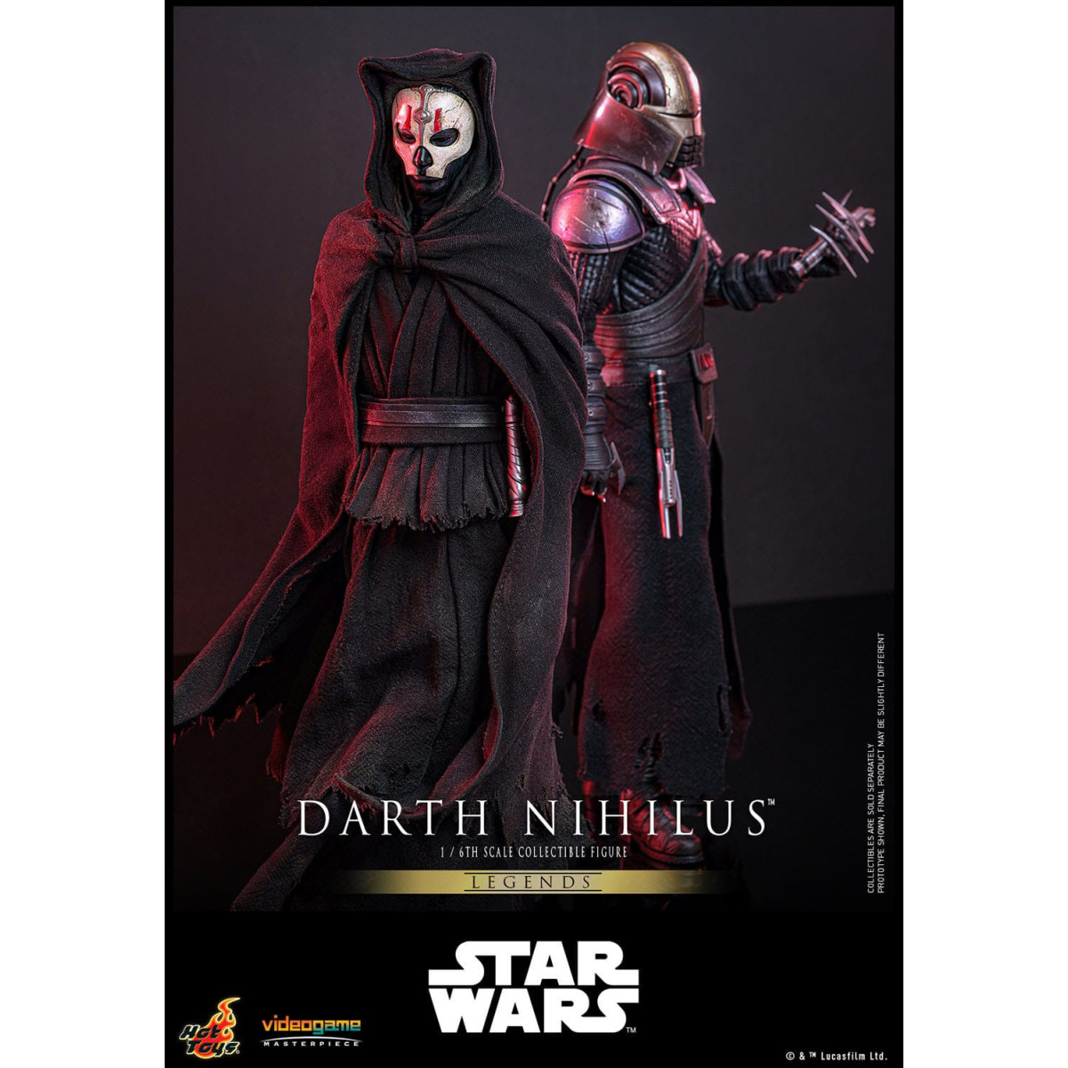 Hot Toys Star Wars Legends - Darth Malgus Obra Maestra Videojuego 1/6