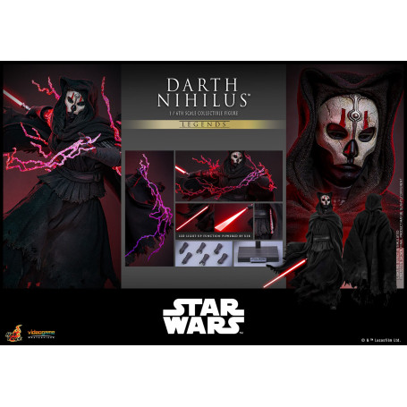 Hot Toys Star Wars Legends - Darth Malgus Obra Maestra Videojuego 1/6
