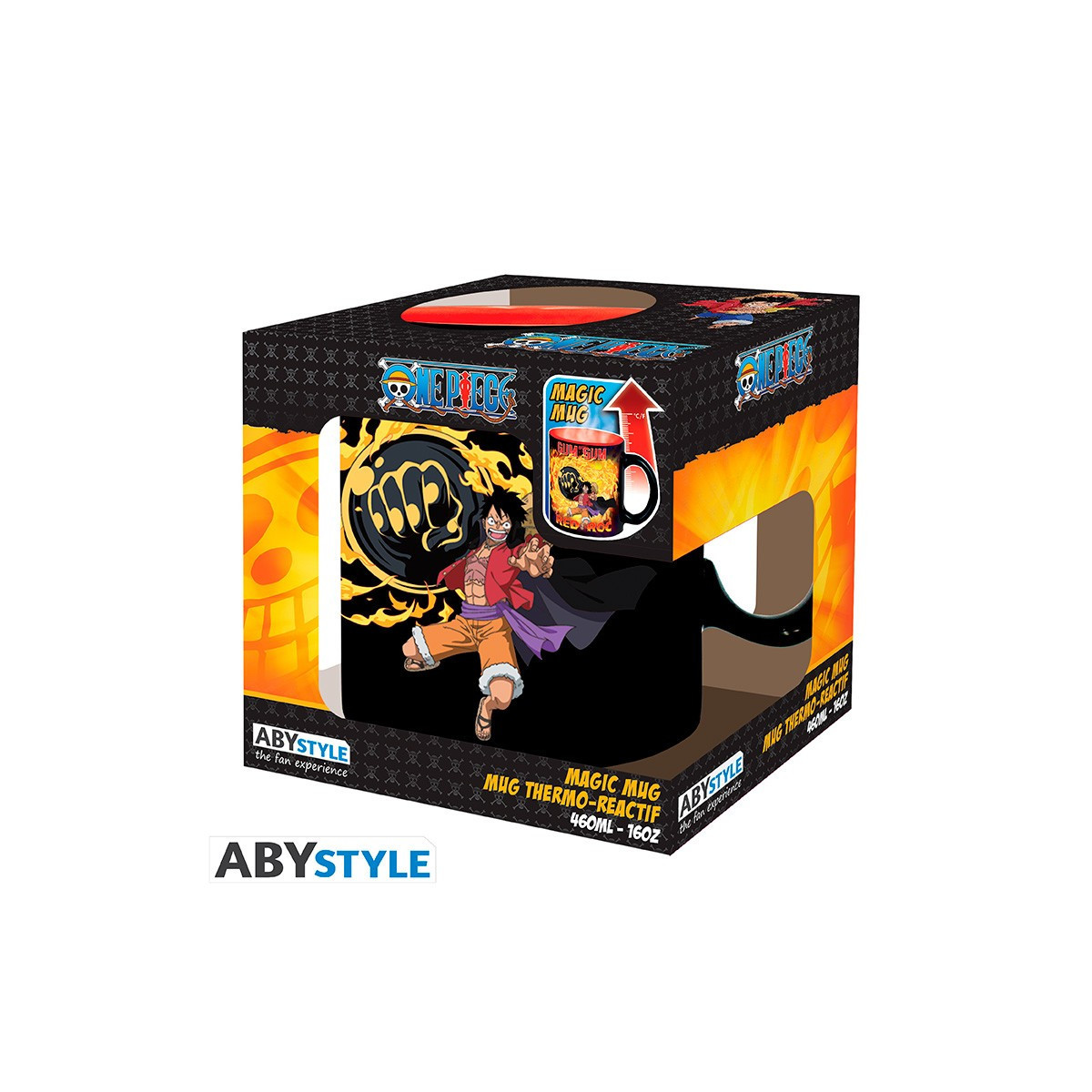 ABYstyle - One Piece - Taza termo-reactiva 460 ml - Luffy vs Kaido