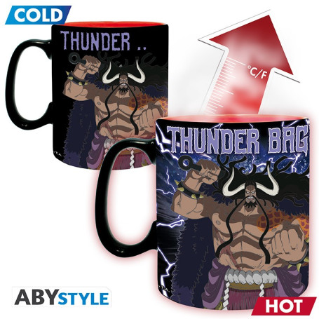 ABYstyle - One Piece - Taza termo-reactiva 460 ml - Luffy vs Kaido