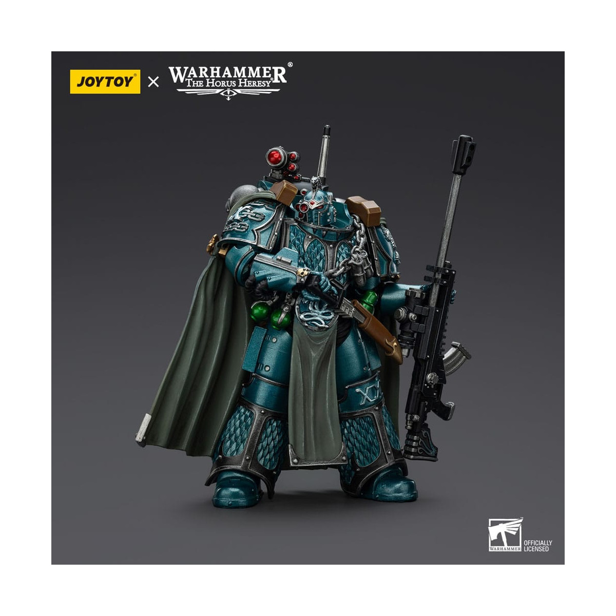 Joytoy - Warhammer - Alpha Legion - Exodus El Que Es Muchos Con Rifle De Francotirador Y Daga De Poder - La Herejía De Horus