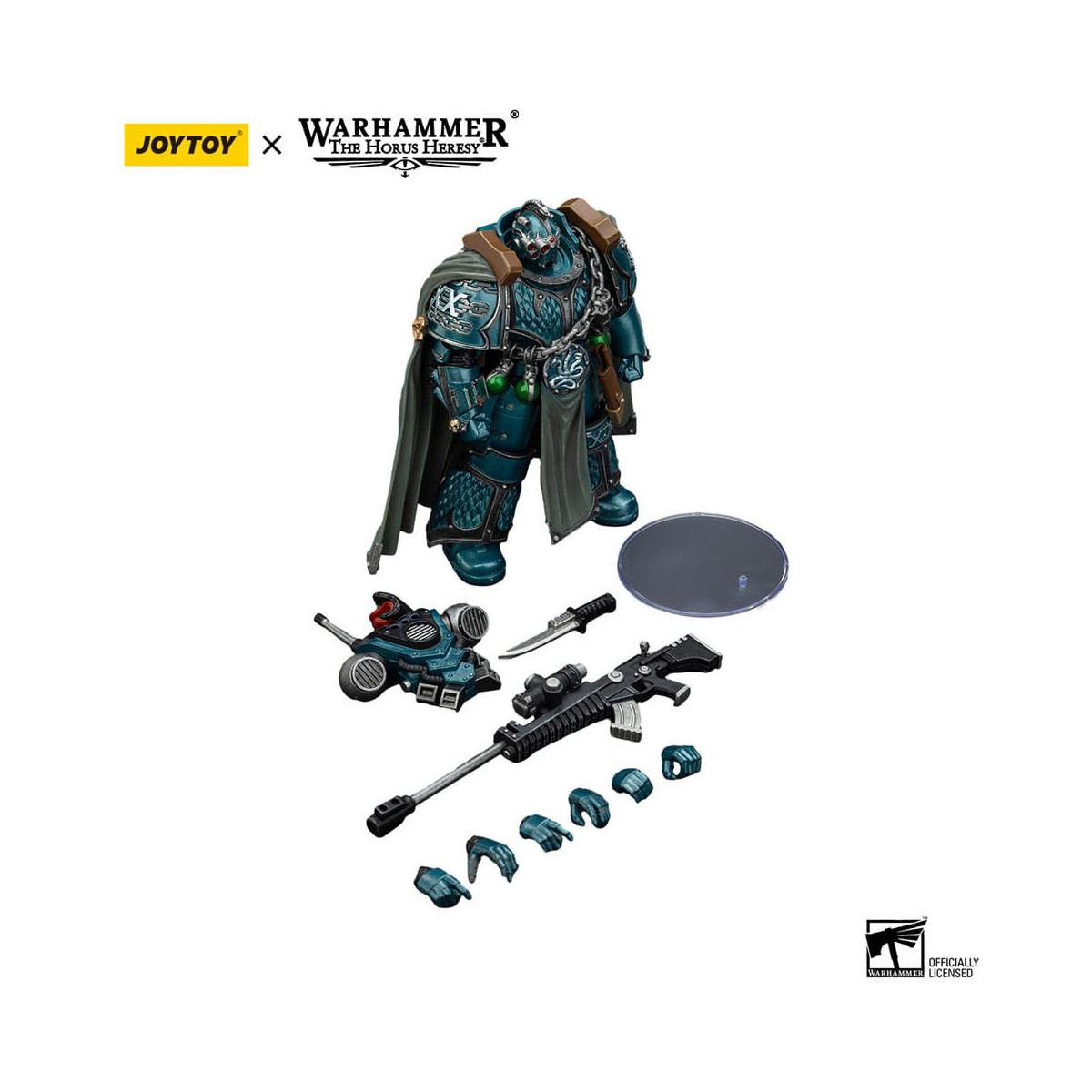 Joytoy - Warhammer - Alpha Legion - Exodus El Que Es Muchos Con Rifle De Francotirador Y Daga De Poder - La Herejía De Horus