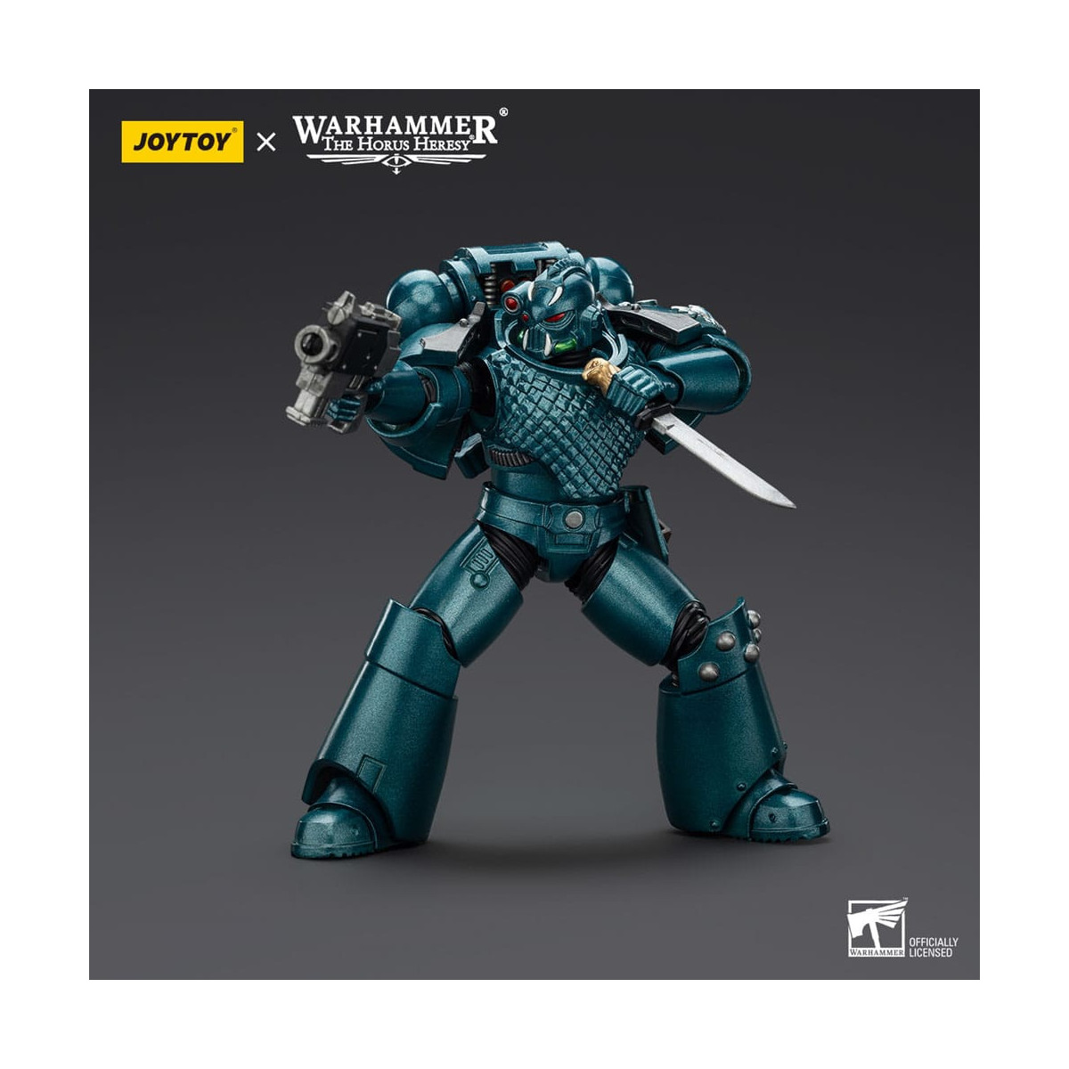 Joytoy - Warhammer - Alpha Legion - Headhunter Con Banestrike Combi-Bolter Y Power Dagger - La Herejía de Horus