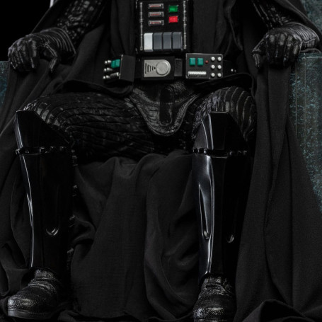IRON STUDIOS - Darth Vader en el Trono Arte Escala 1/10 - Star Wars: Obi-Wan Kenobi