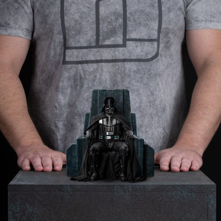 IRON STUDIOS - Darth Vader en el Trono Arte Escala 1/10 - Star Wars: Obi-Wan Kenobi