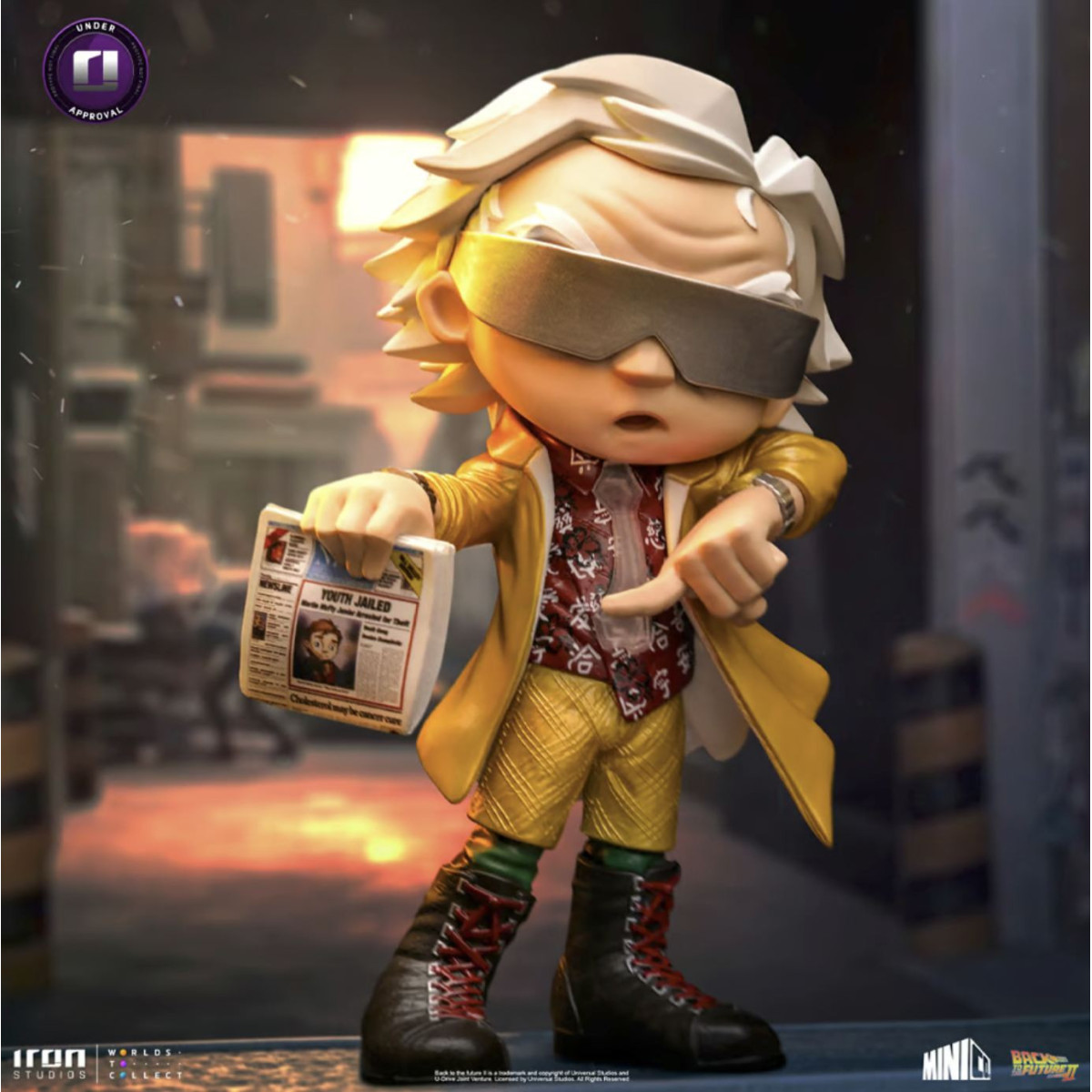 Iron Studios - Doc Brown Regreso al Futuro 2 Evento Exclusivo - Mini Co.