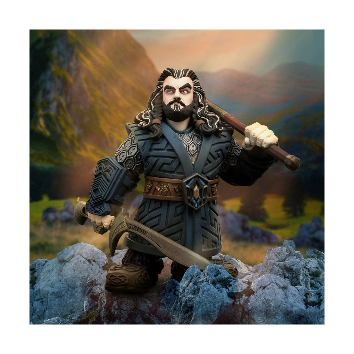 Weta Estatua Vinilo El Hobbit Mini Epics Thorin Oakenshield Edición Limitada - Roble Ecu.