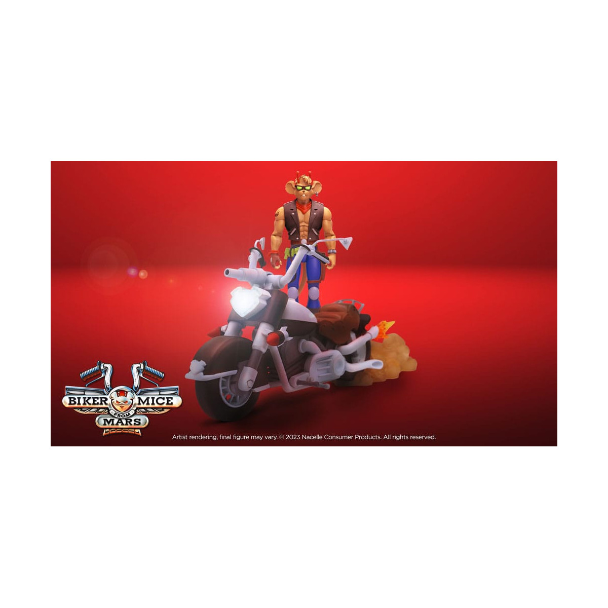 Nacelle - Les Motards de l'espace - Throttle's Martian Monster Bike - Ratones motoristas de Marte