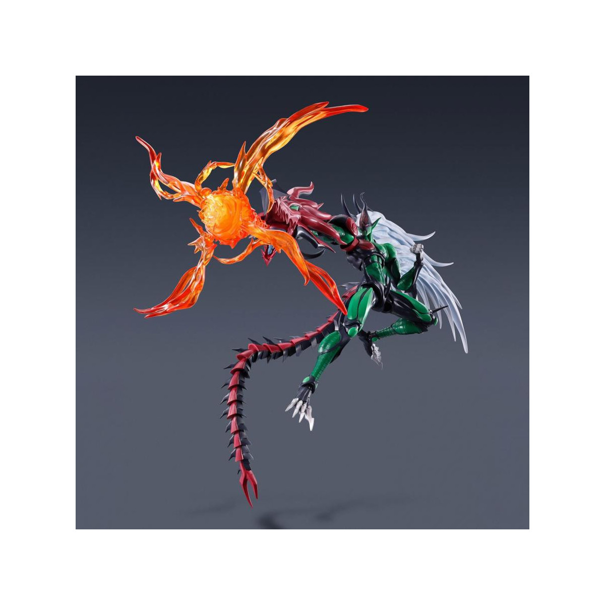 Bandai Tamashii - SHM Monster Arts - Elemental Hero Flame Wingman - Hombre Pájaro de Fuego, Elemental Hero - ¡Yu Gi Oh!