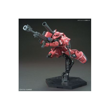 Bandai - Gunpla - Gundam 1/144 HG El Origen - MS-06S ZAKU II RED COMET VER. - Mobile Suit Gundam