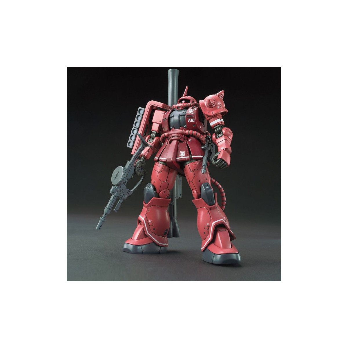 Bandai - Gunpla - Gundam 1/144 HG El Origen - MS-06S ZAKU II RED COMET VER. - Mobile Suit Gundam