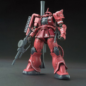 Bandai - Gunpla - Gundam 1/144 HG El Origen - MS-06S ZAKU II RED COMET VER. - Mobile Suit Gundam