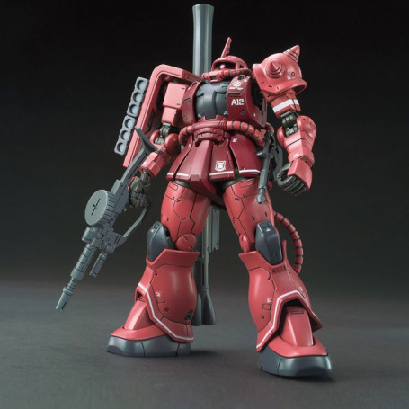 Bandai - Gunpla - Gundam 1/144 HG El Origen - MS-06S ZAKU II RED COMET VER. - Mobile Suit Gundam