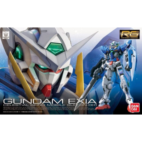 Bandai - Gunpla - 1/144 RG - GN-001 Gundam Exia - Mobile Suit Gundam 00