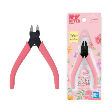 Bandai - Gunpla - Alicates de corte Gundam Entry Nipper - Rosa