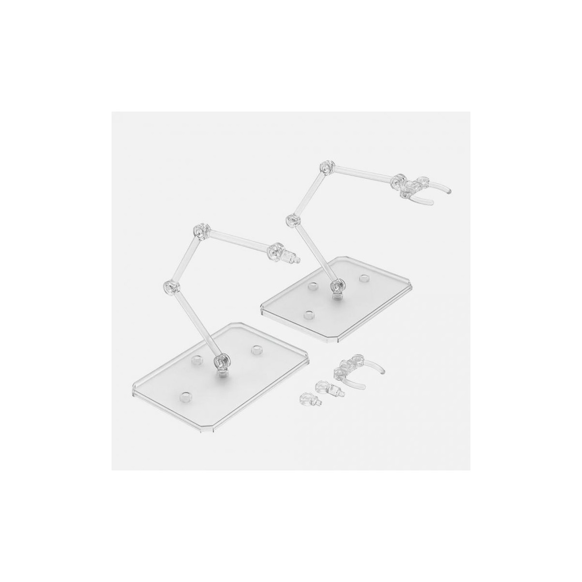 Bandai - Gunpla - Gundam Action Base 6 Transparente (1/144) set de 2