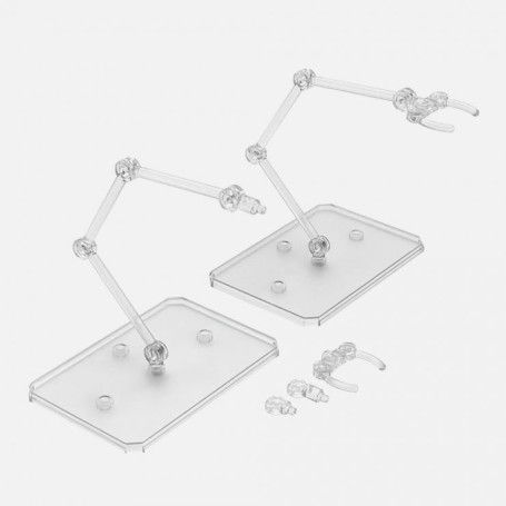 Bandai - Gunpla - Gundam Action Base 6 Transparente (1/144) set de 2
