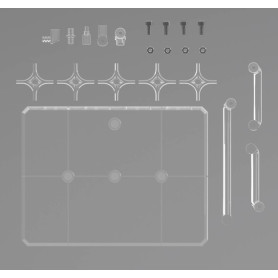 Bandai - Gunpla - Gundam Acción Base 8 Clear (1/100)
