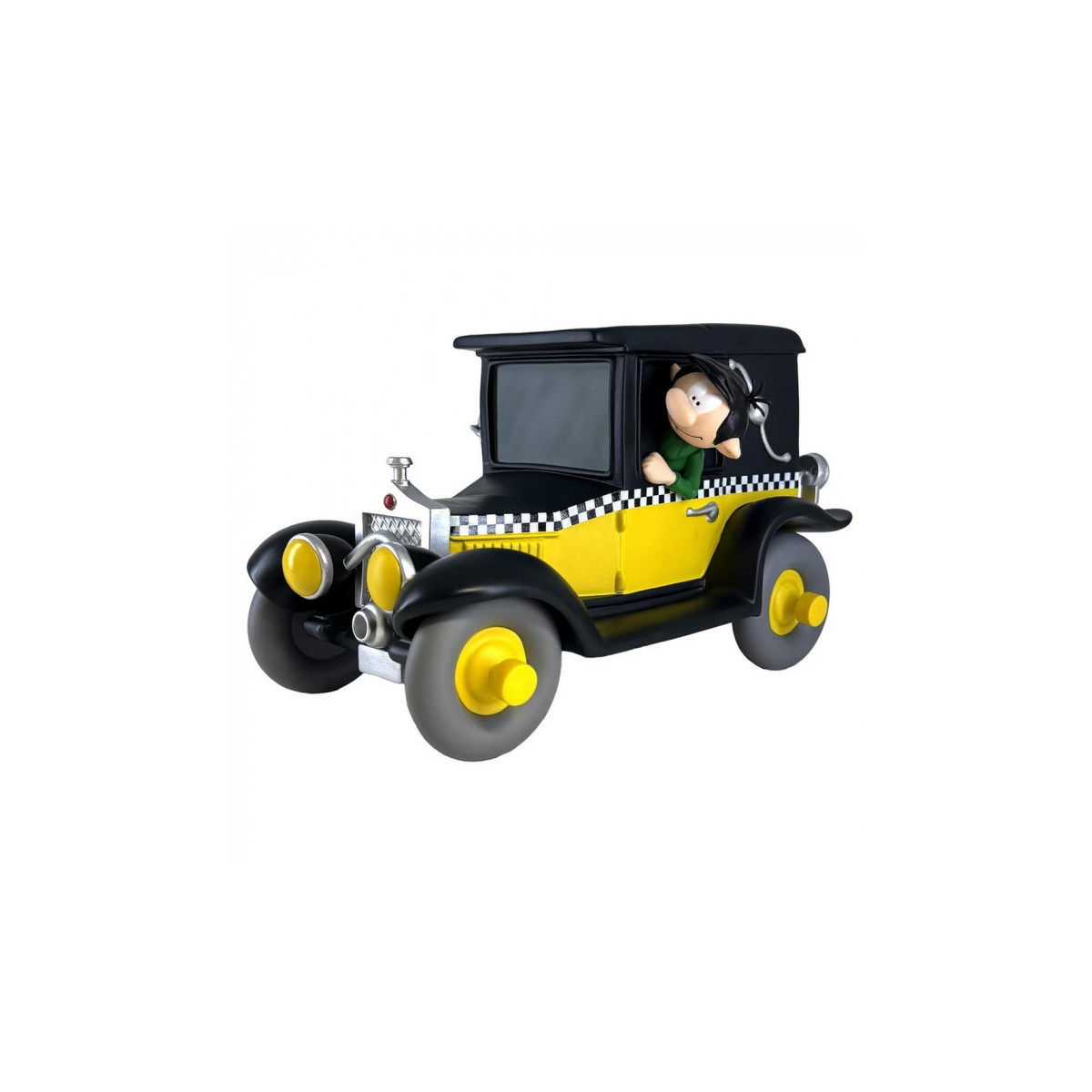 Plastoy Tirelire Gaston Lagaffe - Gaston Lagaffe y su Taxi Fiat 509