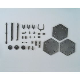 Bandai - Gunpla - Gundam Acción Base 4 Negro (1/100)