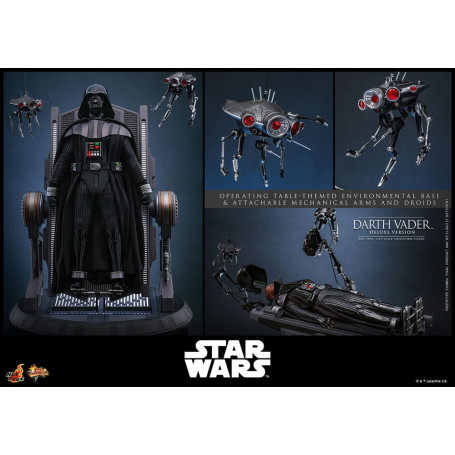 Hot toys Star Wars: Darth Vader Versión Deluxe MMS 1/6 - Episodio III: La Venganza de los Sith