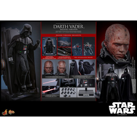 Hot toys Star Wars: Darth Vader Versión Deluxe MMS 1/6 - Episodio III: La Venganza de los Sith