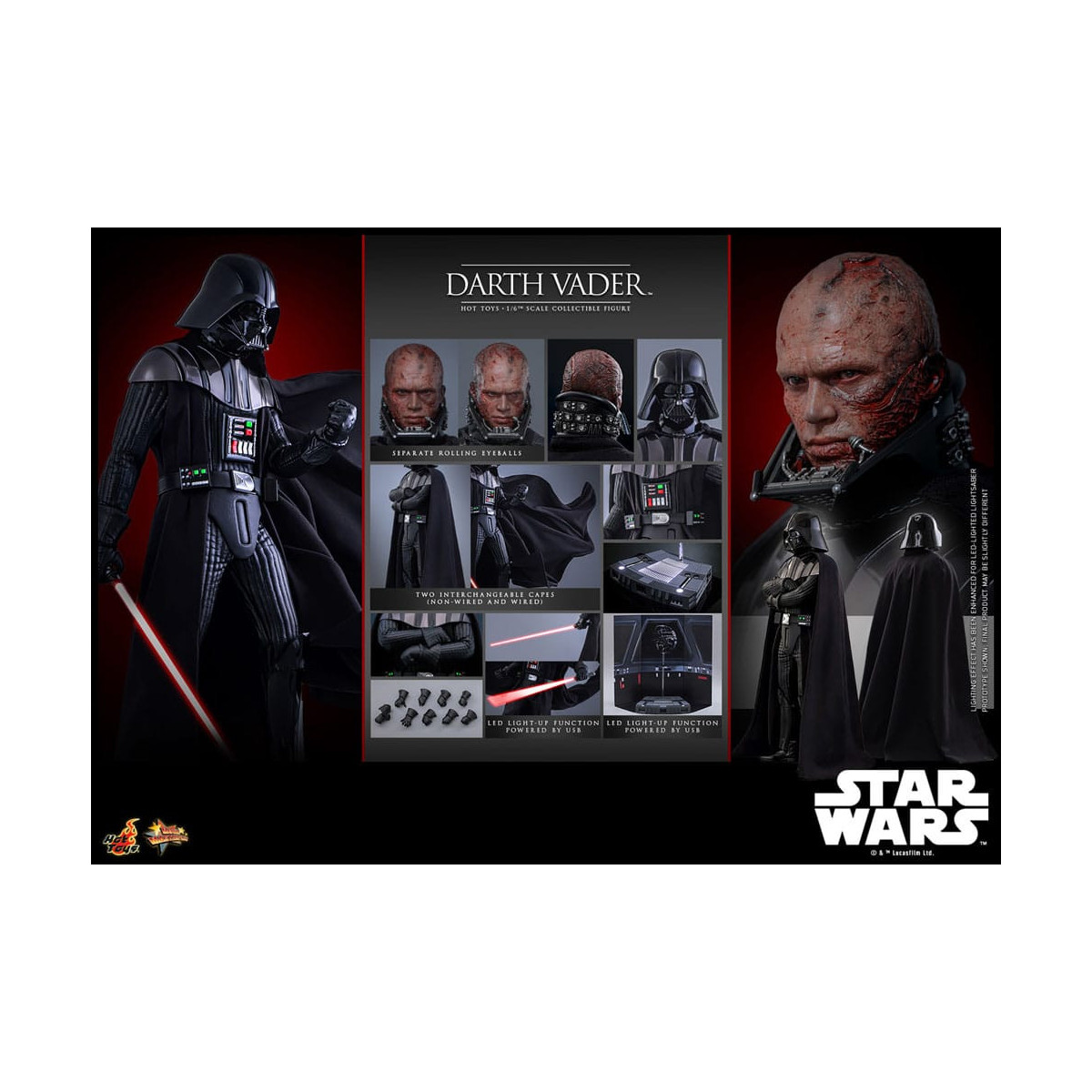 Hot toys Star Wars: Darth Vader MMS 1/6 - Episodio III: La venganza de los Sith