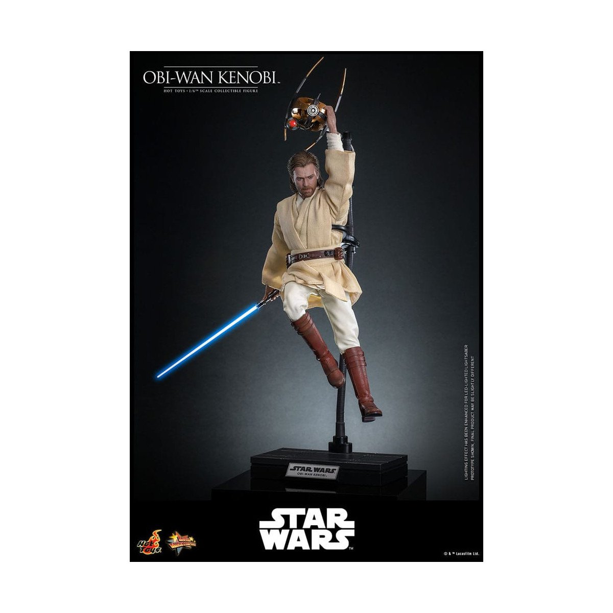 Hot toys - Star Wars El Ataque de los Clones - Obi-Wan Kenobi MMS 1/6
