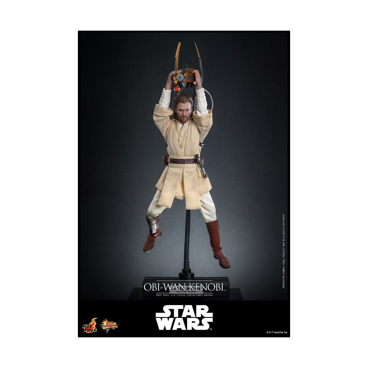 Hot toys - Star Wars El Ataque de los Clones - Obi-Wan Kenobi MMS 1/6