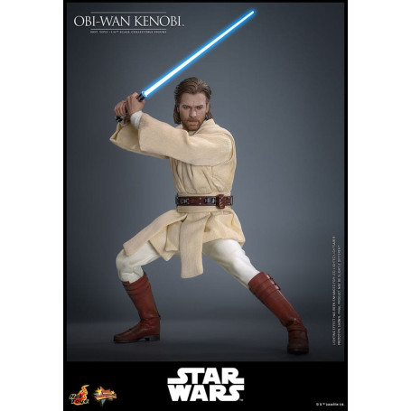 Hot toys - Star Wars El Ataque de los Clones - Obi-Wan Kenobi MMS 1/6
