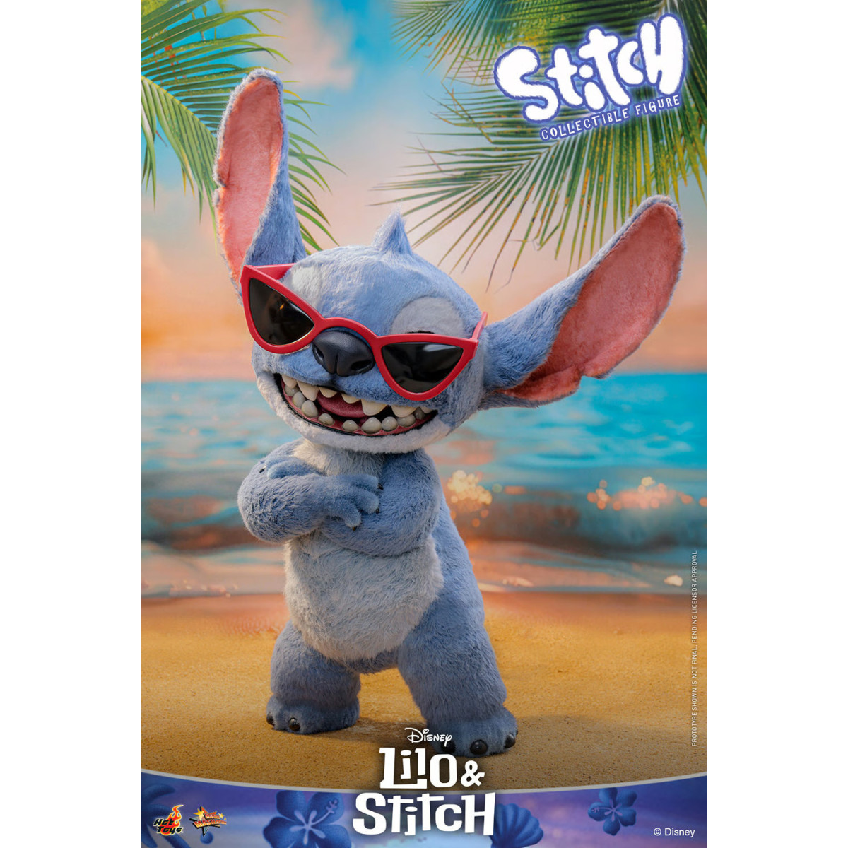 Hot toys - STITCH Figura Coleccionable 1/1 - Lilo & Stitch