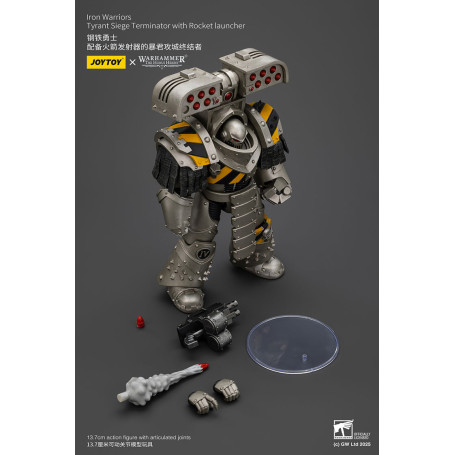 Joytoy - Warhammer - Iron Warriors Tyrant Siege Terminator Squad - Tyrant Siege Terminator con Lanzacohetes