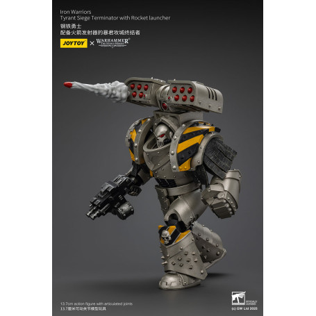 Joytoy - Warhammer - Iron Warriors Tyrant Siege Terminator Squad - Tyrant Siege Terminator con Lanzacohetes