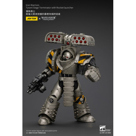 Joytoy - Warhammer - Iron Warriors Tyrant Siege Terminator Squad - Tyrant Siege Terminator con Lanzacohetes