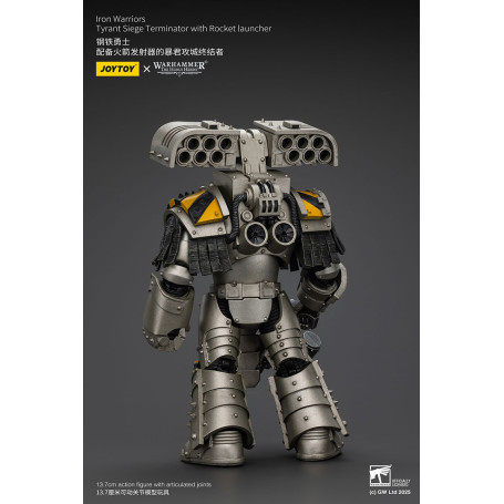 Joytoy - Warhammer - Iron Warriors Tyrant Siege Terminator Squad - Tyrant Siege Terminator con Lanzacohetes