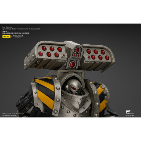 Joytoy - Warhammer - Iron Warriors Tyrant Siege Terminator Squad - Siege Master Terminator con Lanzacohetes