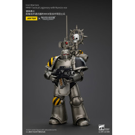Joytoy - Warhammer - Escuadra Táctica Guerreros de Hierro Mk III - Legionario Táctico Mk III con Nuncio-vox