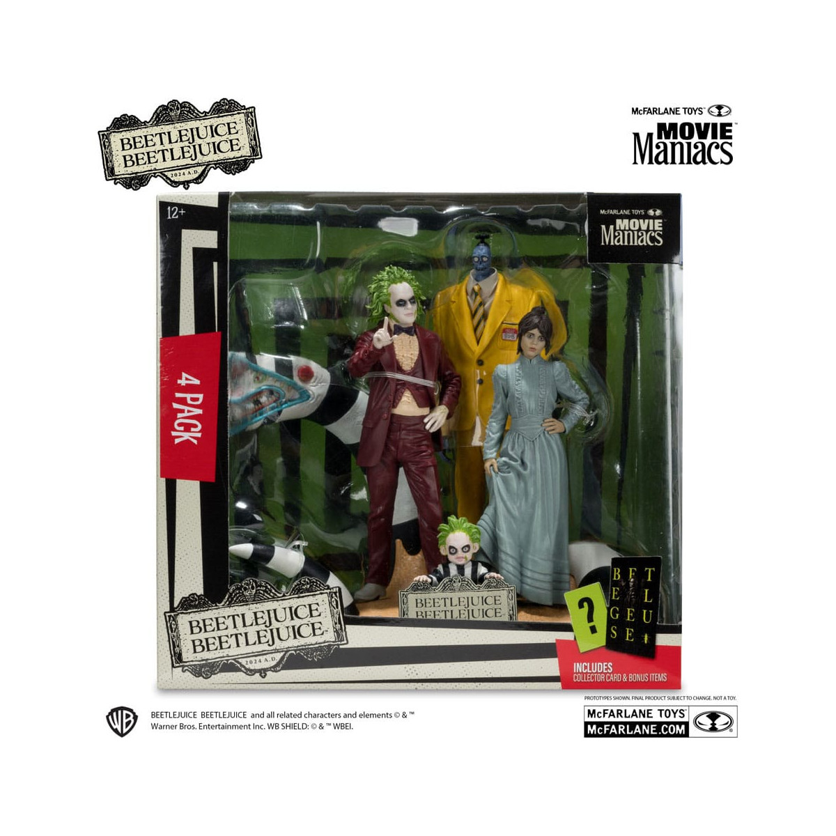 Mc Farlane - Beetlejuice Beetlejuice - Diorama 4 personajes - 4 pack Movie Maniacs