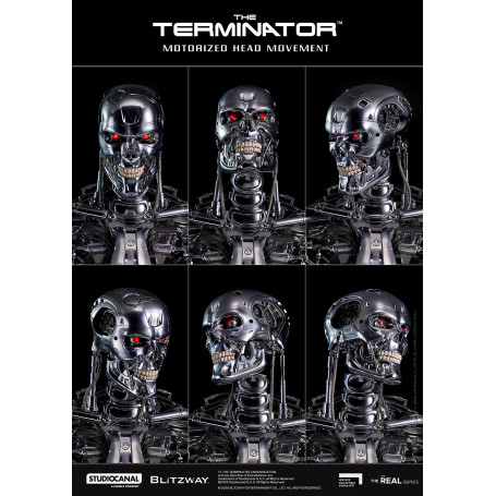 Blitzway - T800 Cráneo Endoesqueleto 1/1 Tamaño Natural - The Terminator