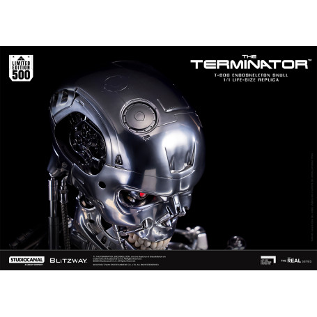 Blitzway - T800 Cráneo Endoesqueleto 1/1 Tamaño Natural - The Terminator