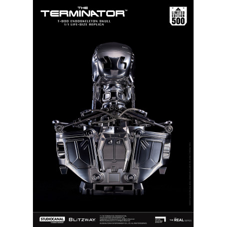 Blitzway - T800 Cráneo Endoesqueleto 1/1 Tamaño Natural - The Terminator